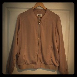 Pale Pink Bomber Jacket